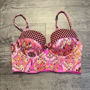 Victoria Secret Colorful Patterned Women's Bustier